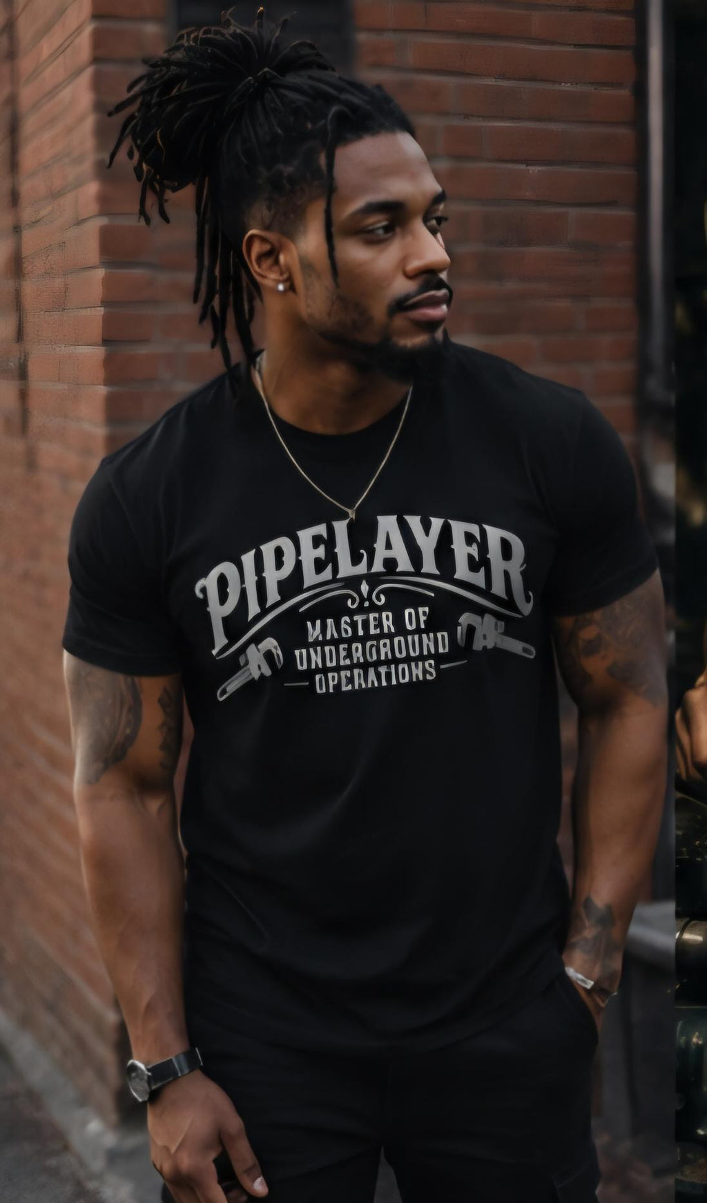 Pipelayer Master Underground Operations Shirt, Tradesman Blue Collar Humor Tee