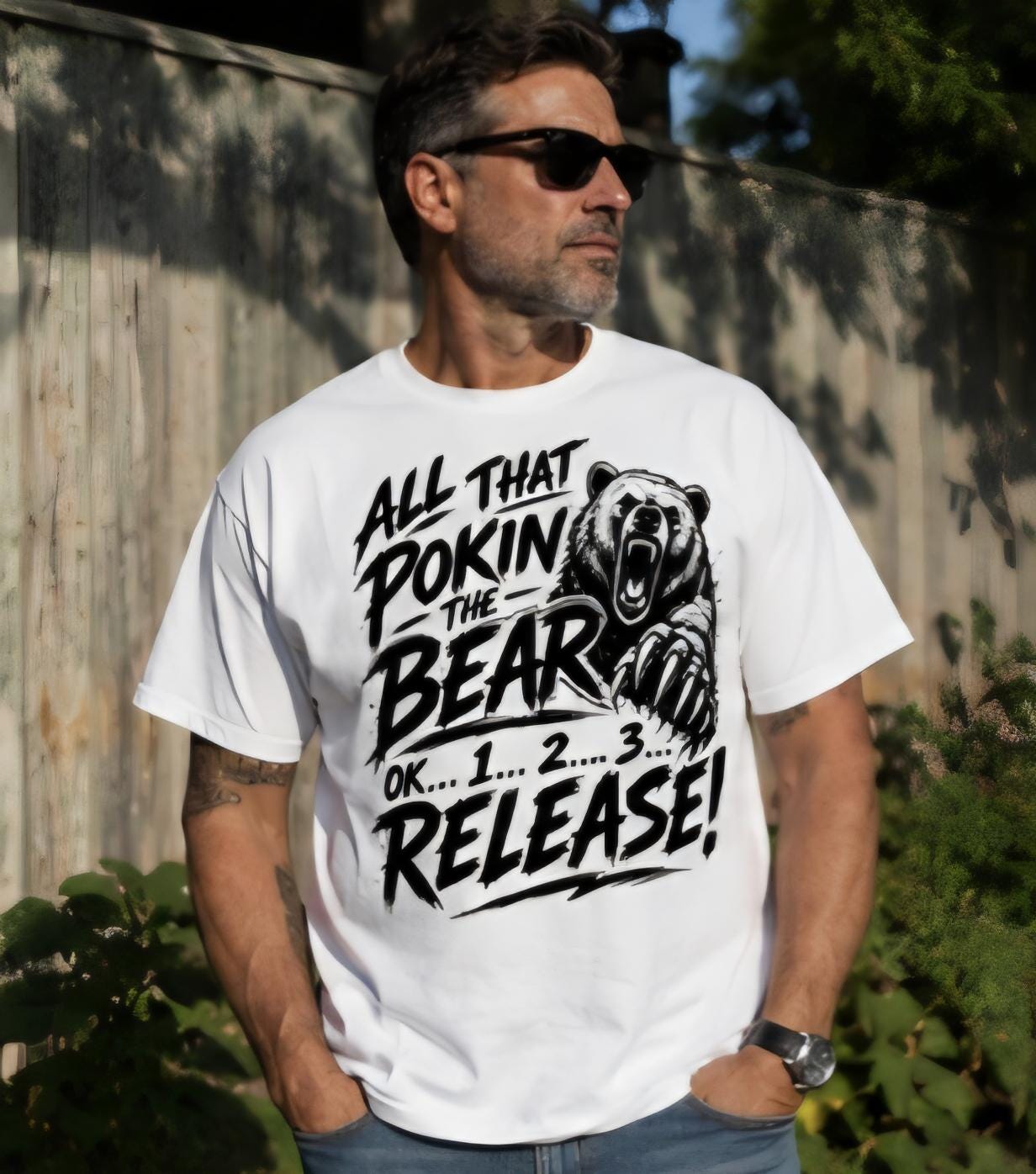 All That Pokin The Bear Release Funny Graphic T Shirt