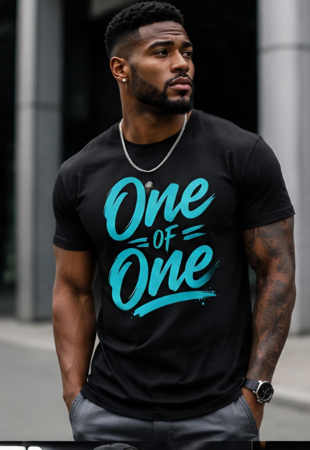 One of One Graphic T-Shirt, Unique Streetwear Tee, Urban Fashion Statement Shirt