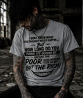 Goth Statement Shirt Alternative Streetwear Tee Dark Aesthetic Graphic Tshirt Social Commentary Shirt Unisex Gothic Fashion Top