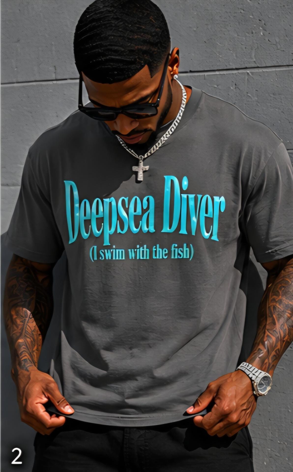 Deepsea Diver Shirt: Funny Graphic Tee, Streetwear Style, Gift For Him