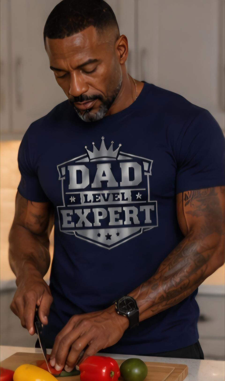 Dad Level Expert Shirt, Father's Day Gift for Dad, Dad Graphic Tee, Funny Dad Shirt, Proud Father T-Shirt, Gift for Husband, Dad Life Shirt