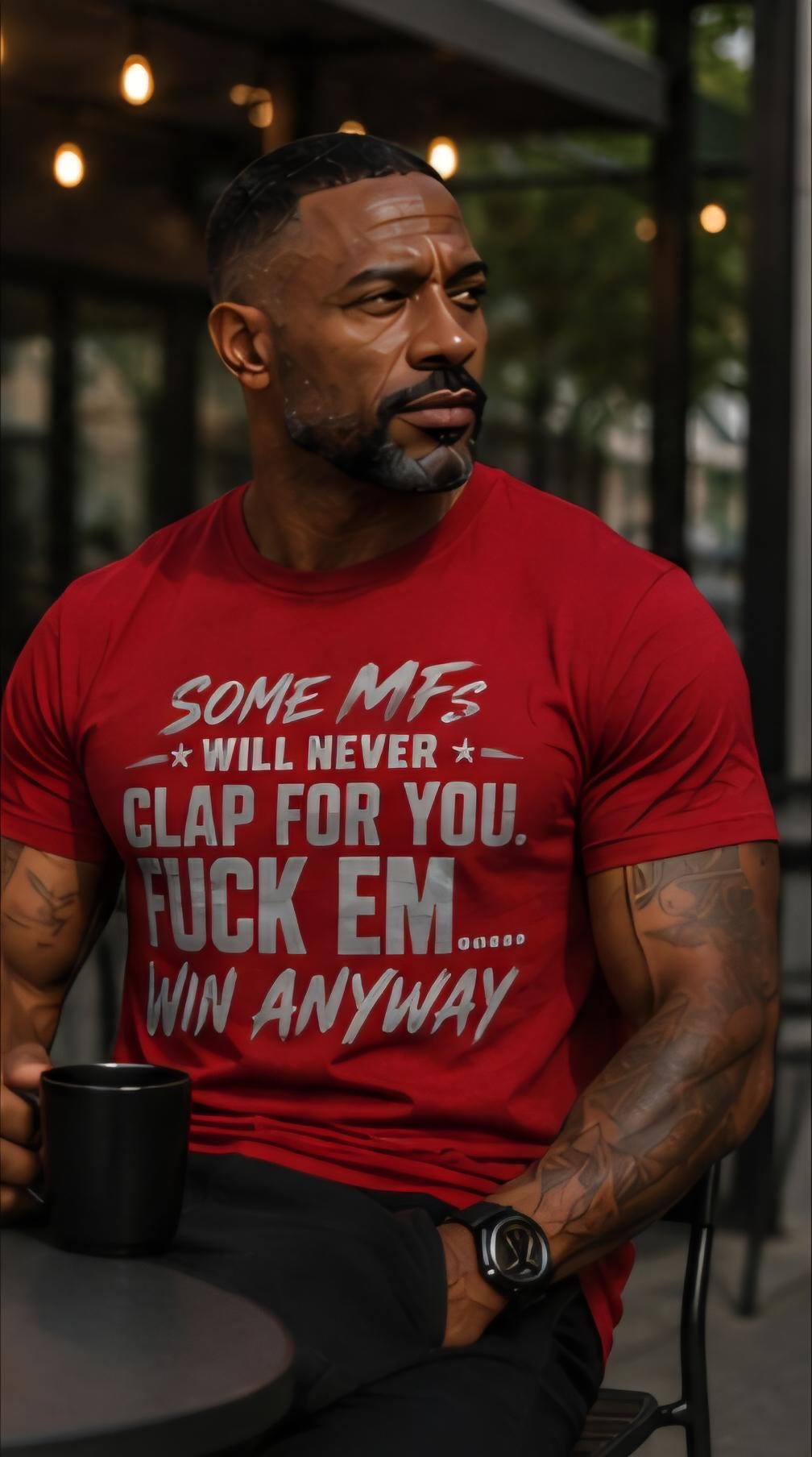 Some MFs Will Never Clap For You Shirt, Win Anyway Tee, Motivational Graphic Shirt, Hustle Mindset T-Shirt, Inspirational Streetwear