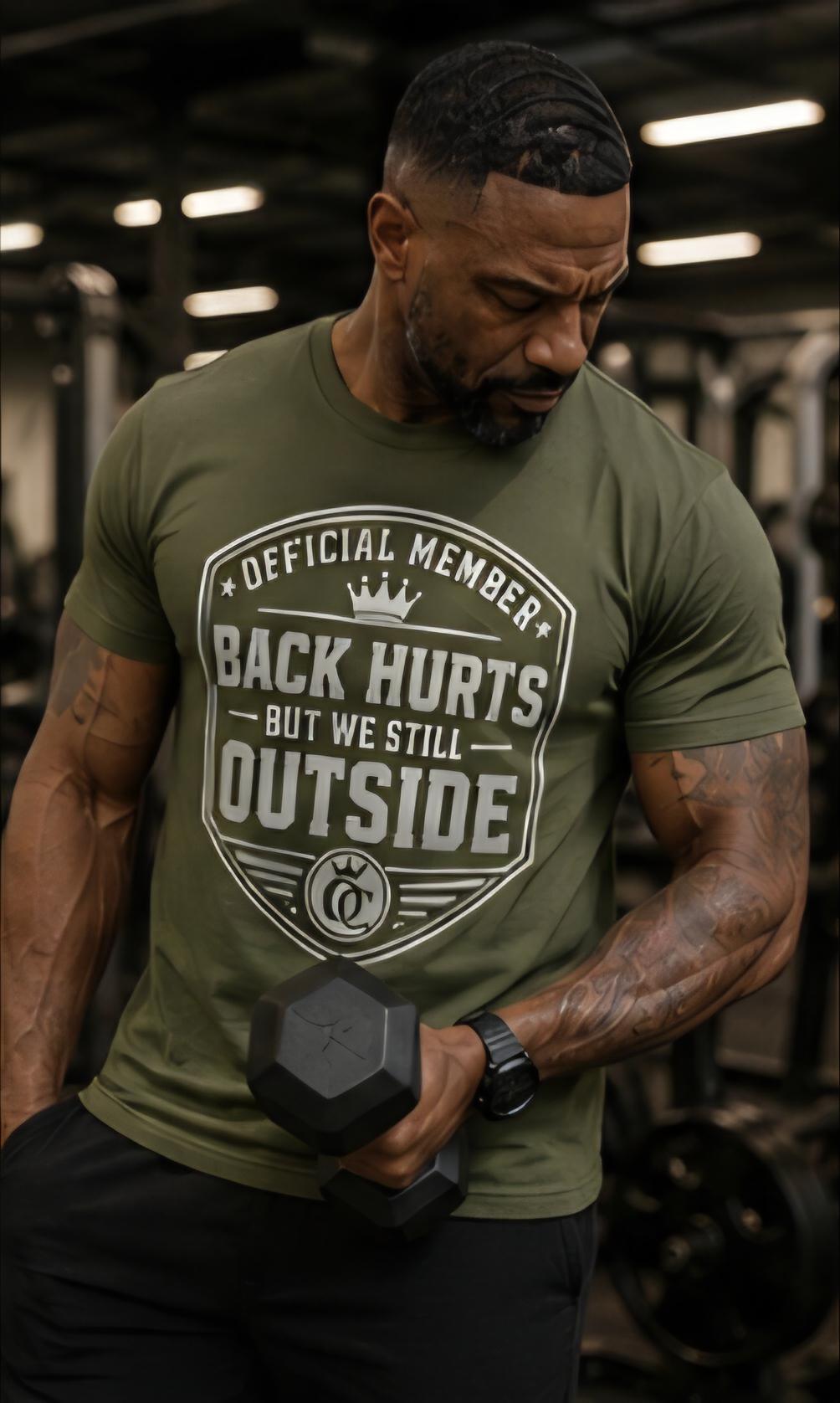 Official Member Back Hurts But Still Outside Shirt, Gen X Humor Tee