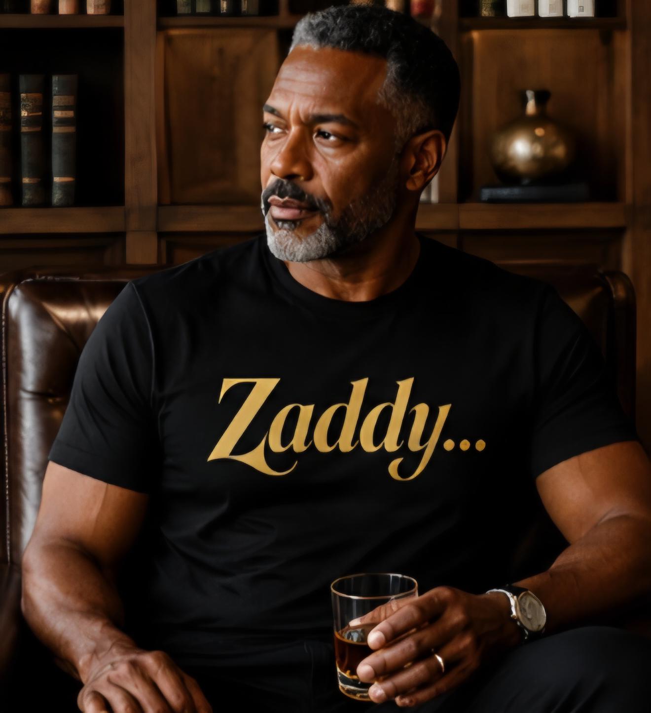 Zaddy Shirt for Men: Funny Graphic Tee, Father's Day Gift, Handsome Uncle Apparel