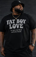 Fat Boy Love Shirt | I've Got Your Back and Snack Tee | Body Positive Humor
