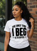 I Beg To Differ – Statement T-Shirt, Sarcastic Bold Graphic Tee, Unisex Cotton Blend Shirt