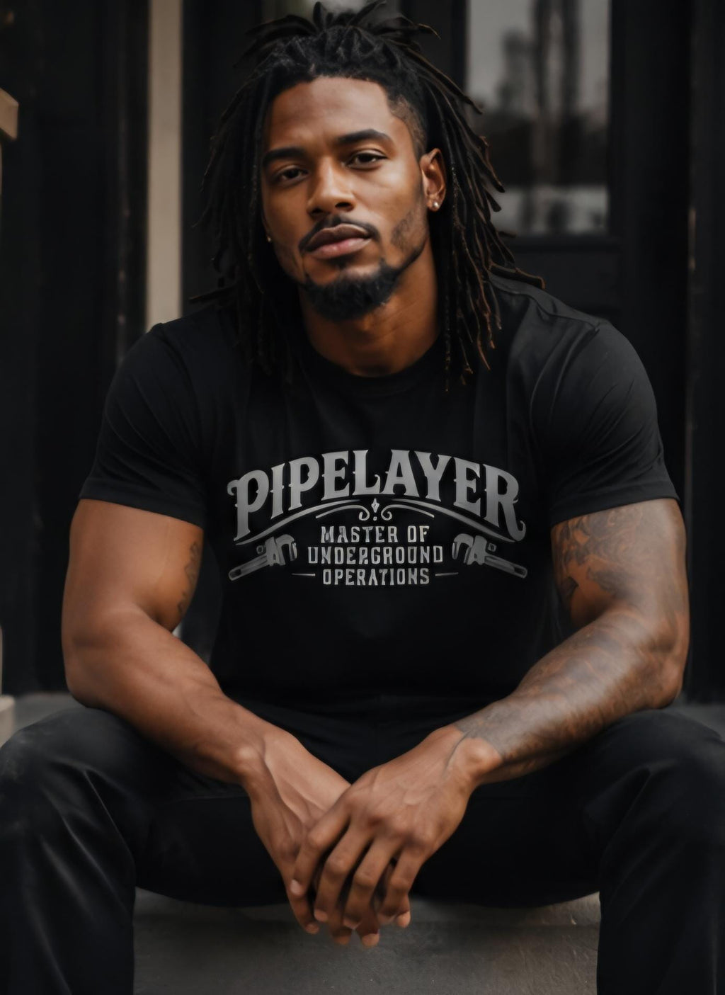 Pipelayer Master Underground Operations Shirt, Tradesman Blue Collar Humor Tee
