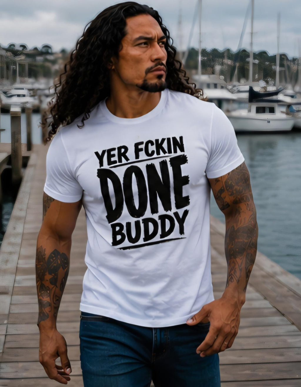 Yer Fckin Done Buddy Shirt, Sarcastic Adult Humor Graphic Tee