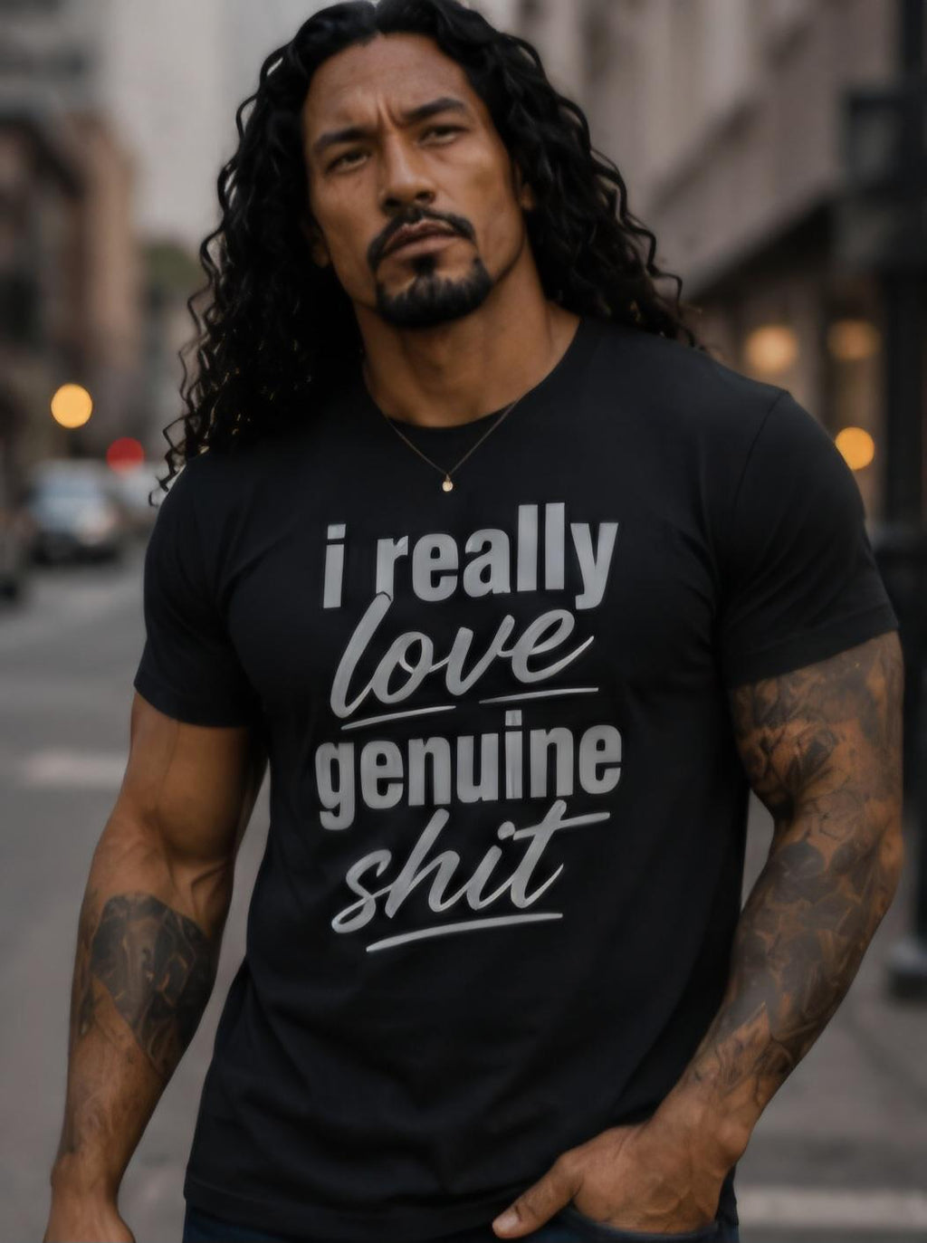 I Really Love Genuine Shit Shirt, Authenticity Graphic Tee, Real Recognize Real T Shirt, Funny Adult Shirt, Unisex Statement Tee, Gift for H