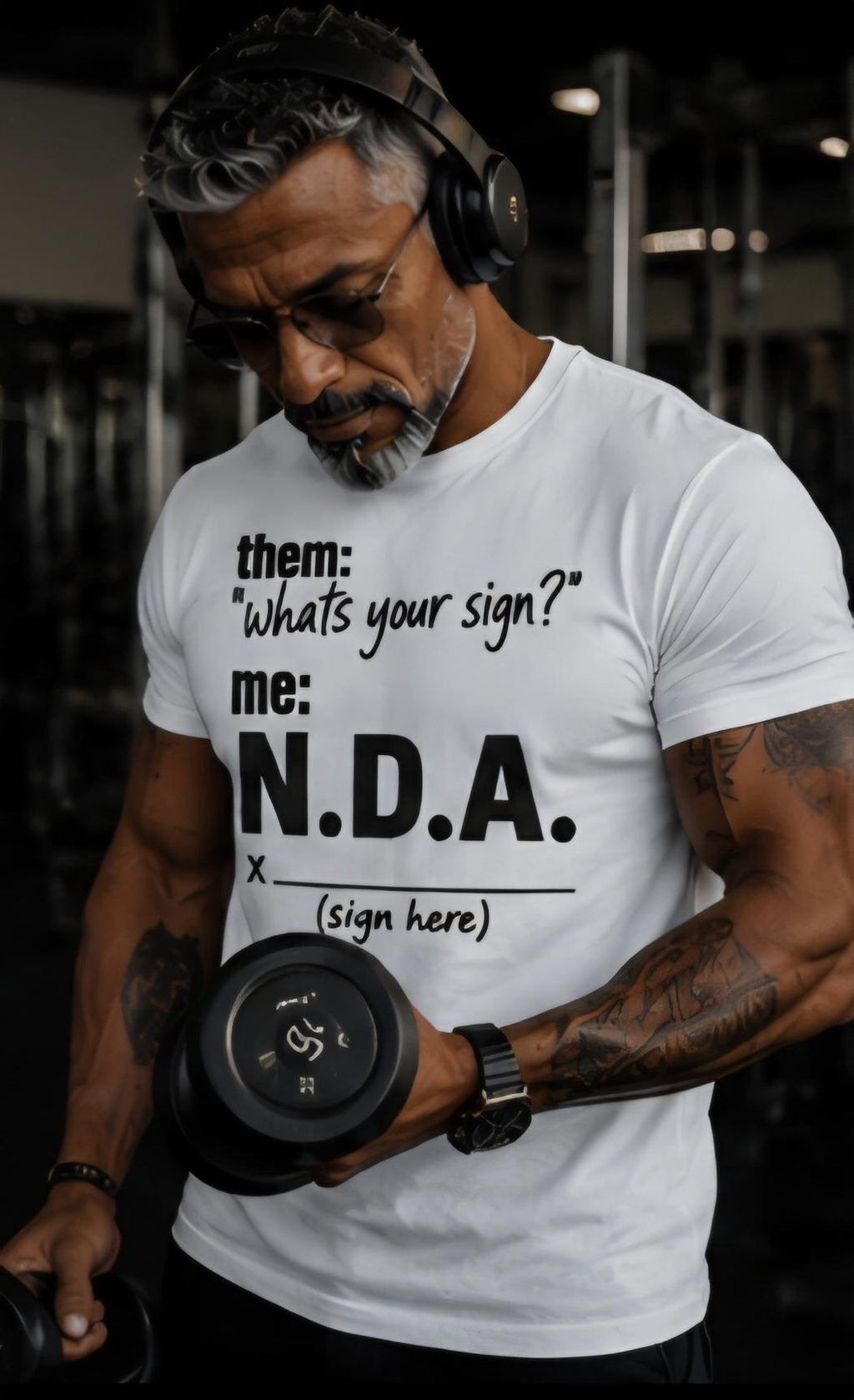 NDA Shirt, What's Your Sign Graphic Tee, Privacy Humor T Shirt