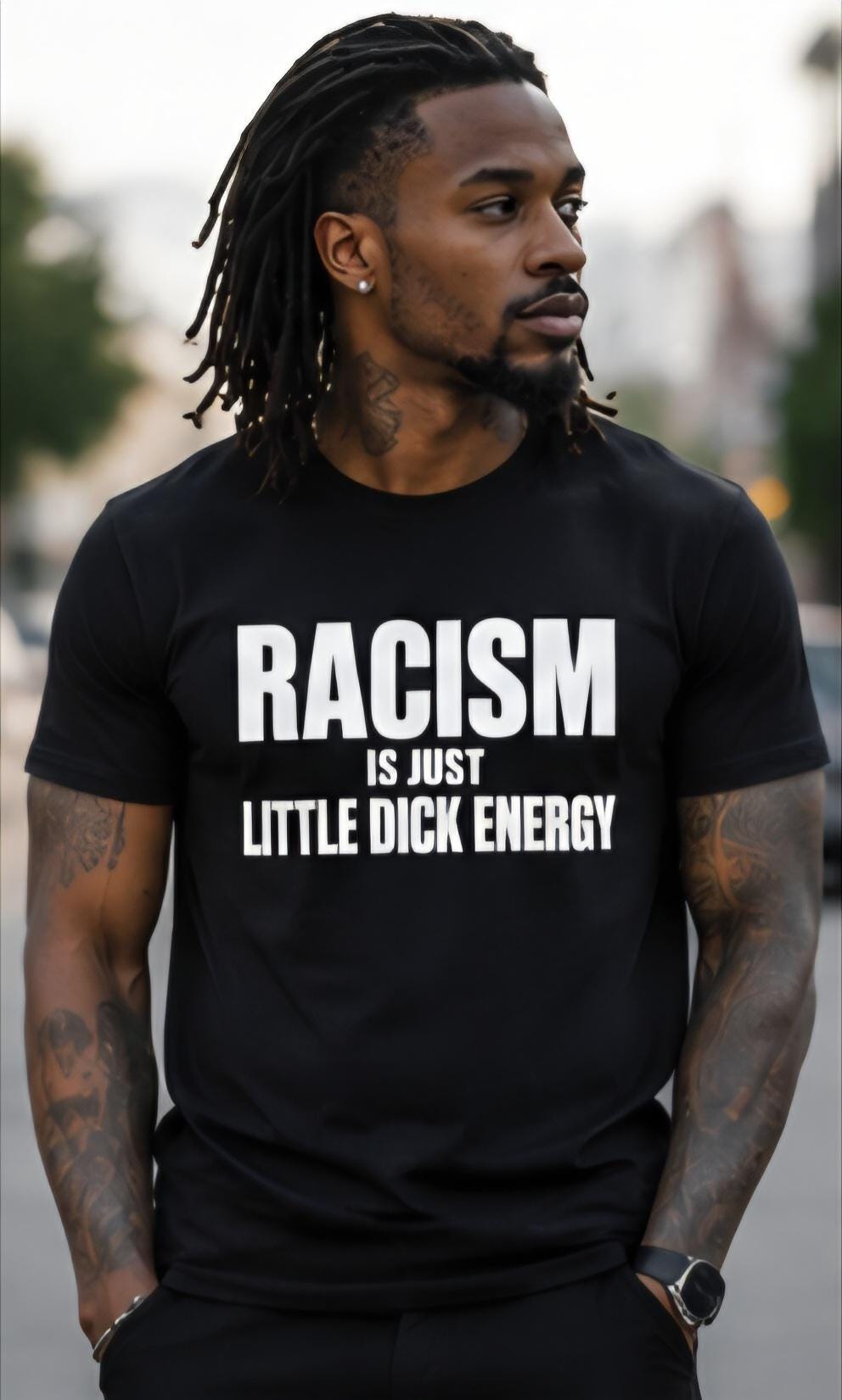 Racism Is Just Little Dick Energy Shirt, Anti Racism Graphic Tee, Social Justice Shirt, Equality Shirt, Funny Political Humor Tee