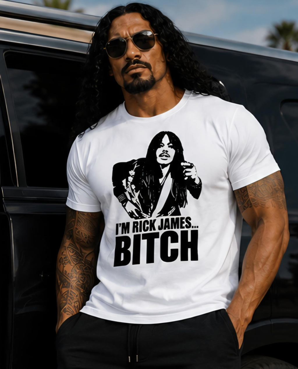 I'm Rick James Bitch Shirt, Funny Rick James Tee, Comedy Quote T Shirt, Retro Humor Graphic Tee, Adult Humor Shirt, Funny Gift for Him