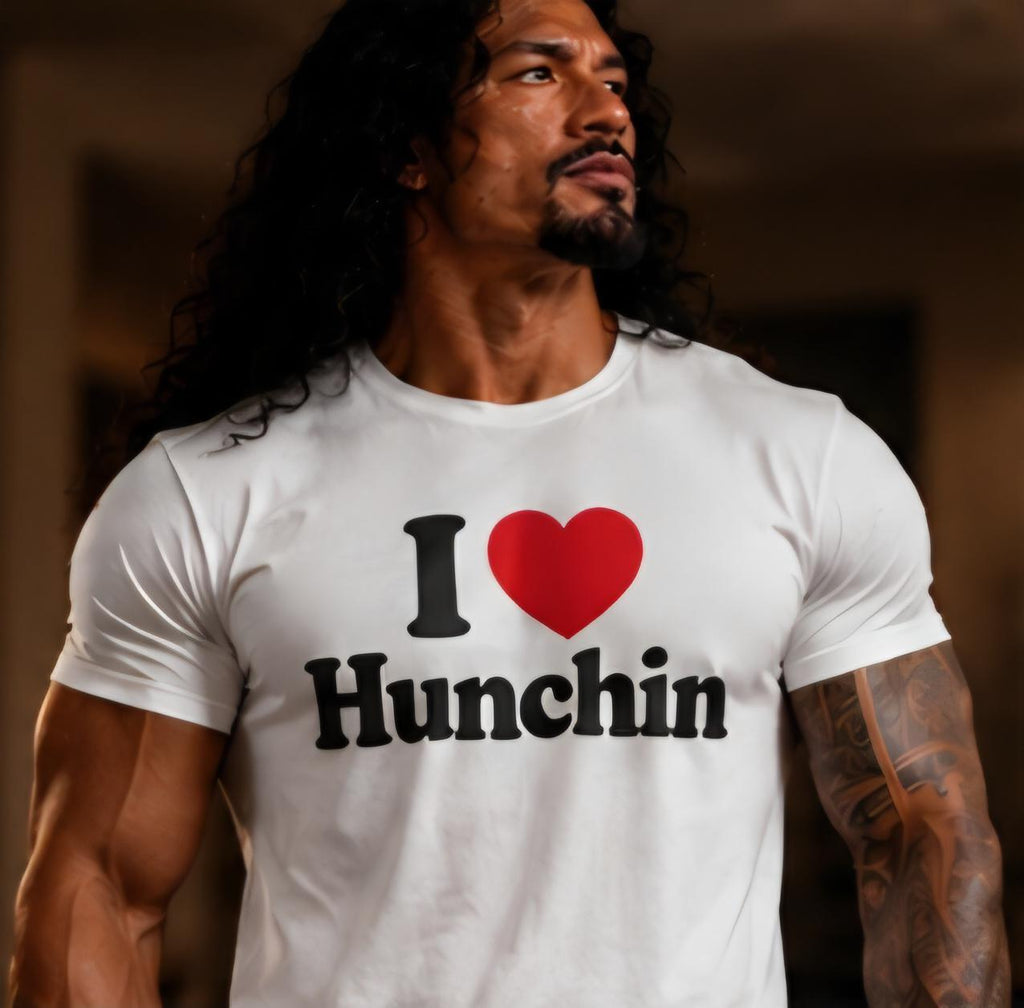 I Love Hunchin Funny Adult Humor T-Shirt, Relationship Comedy Tee