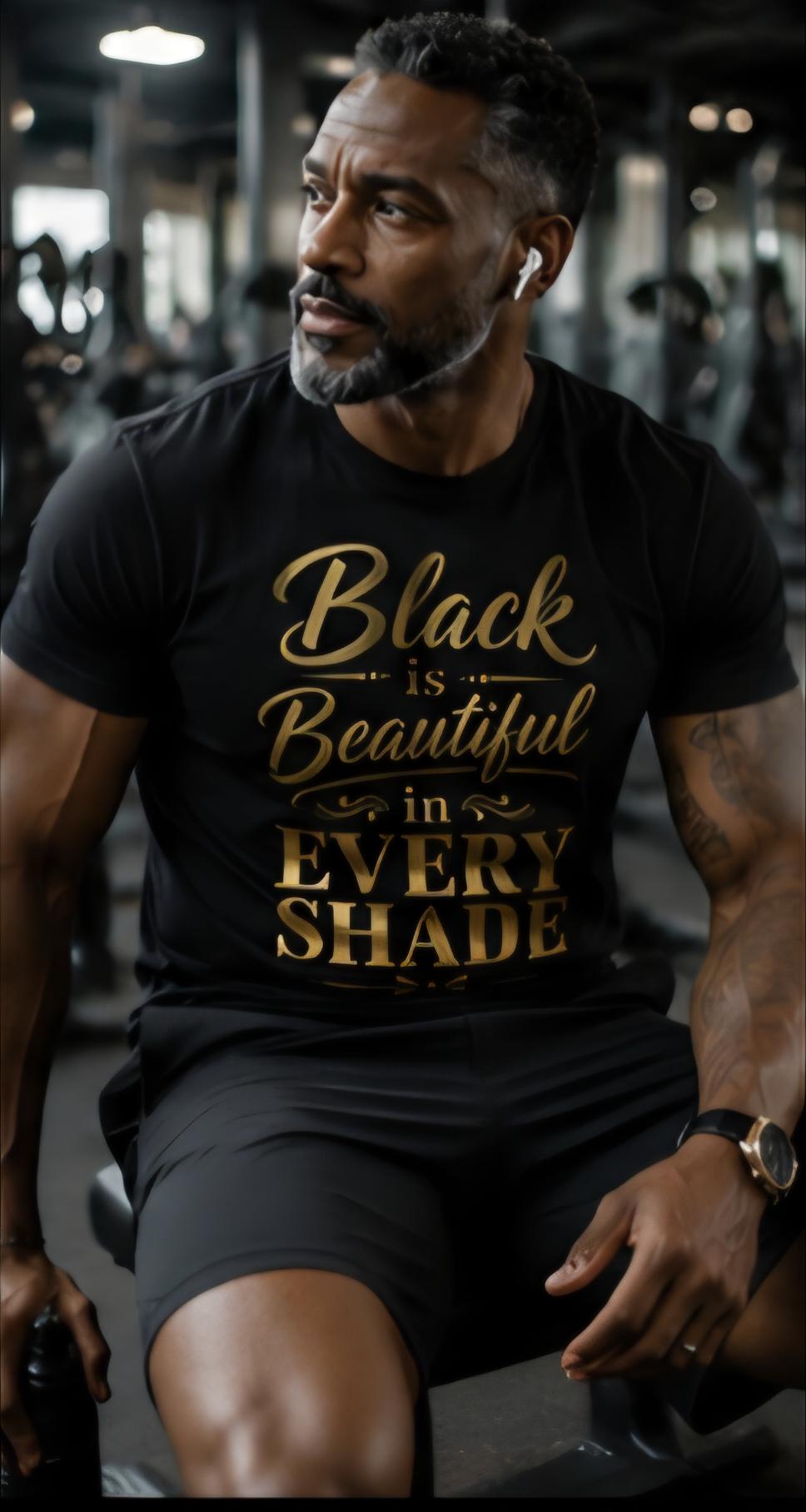 Black Is Every Shade T-Shirt, Melanin Pride Tee, Cultural Statement Apparel
