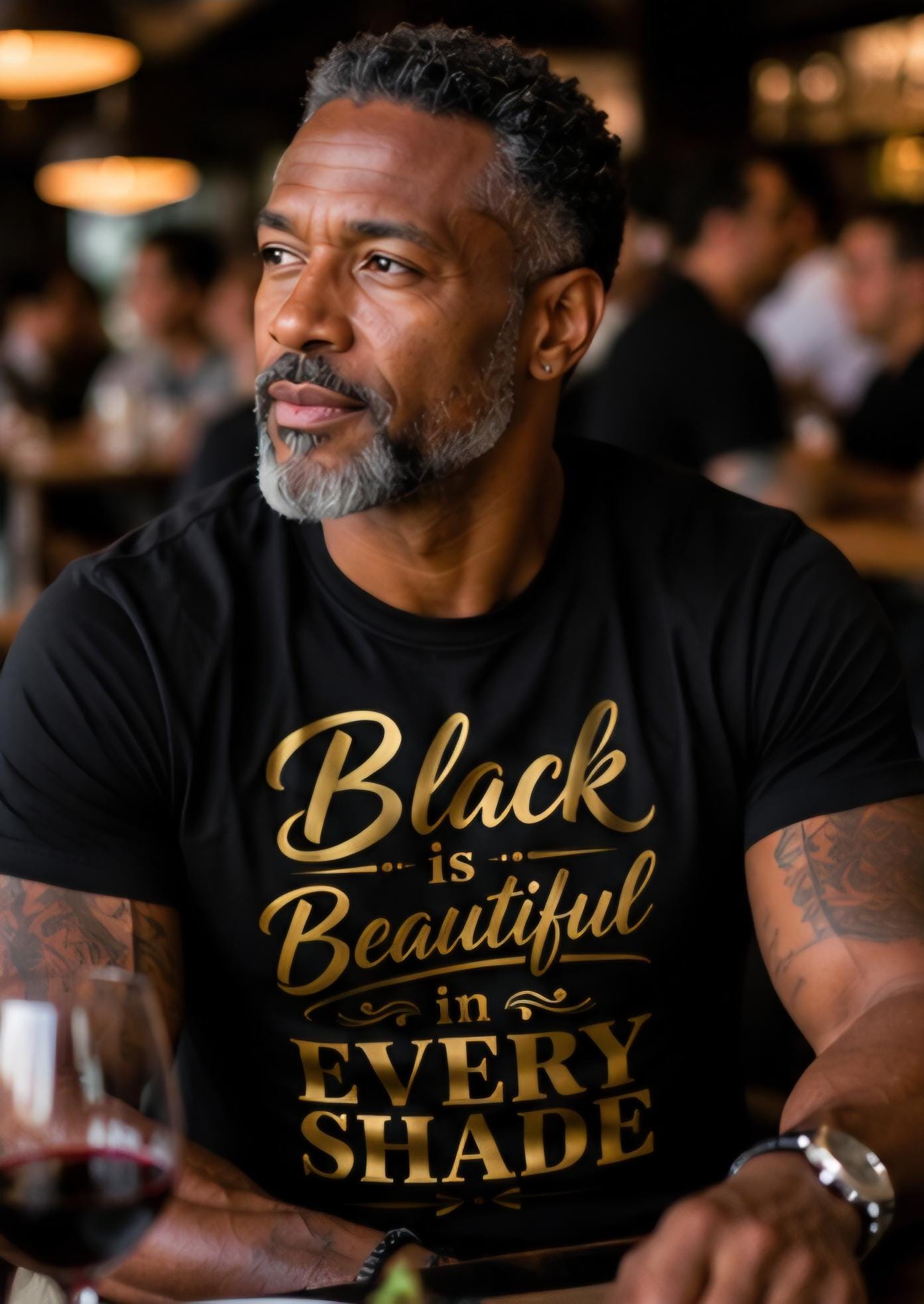 Black Is Every Shade T-Shirt, Melanin Pride Tee, Cultural Statement Apparel