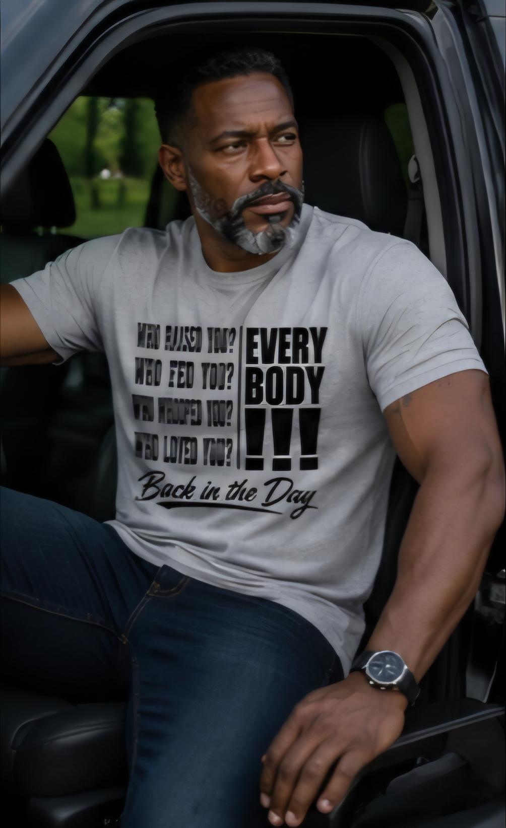 Back In The Day Everybody Raised You Shirt, Old School Parenting Tee, Gen X Shirt, Retro Family Values Shirt, Funny Nostalgia T-Shirt