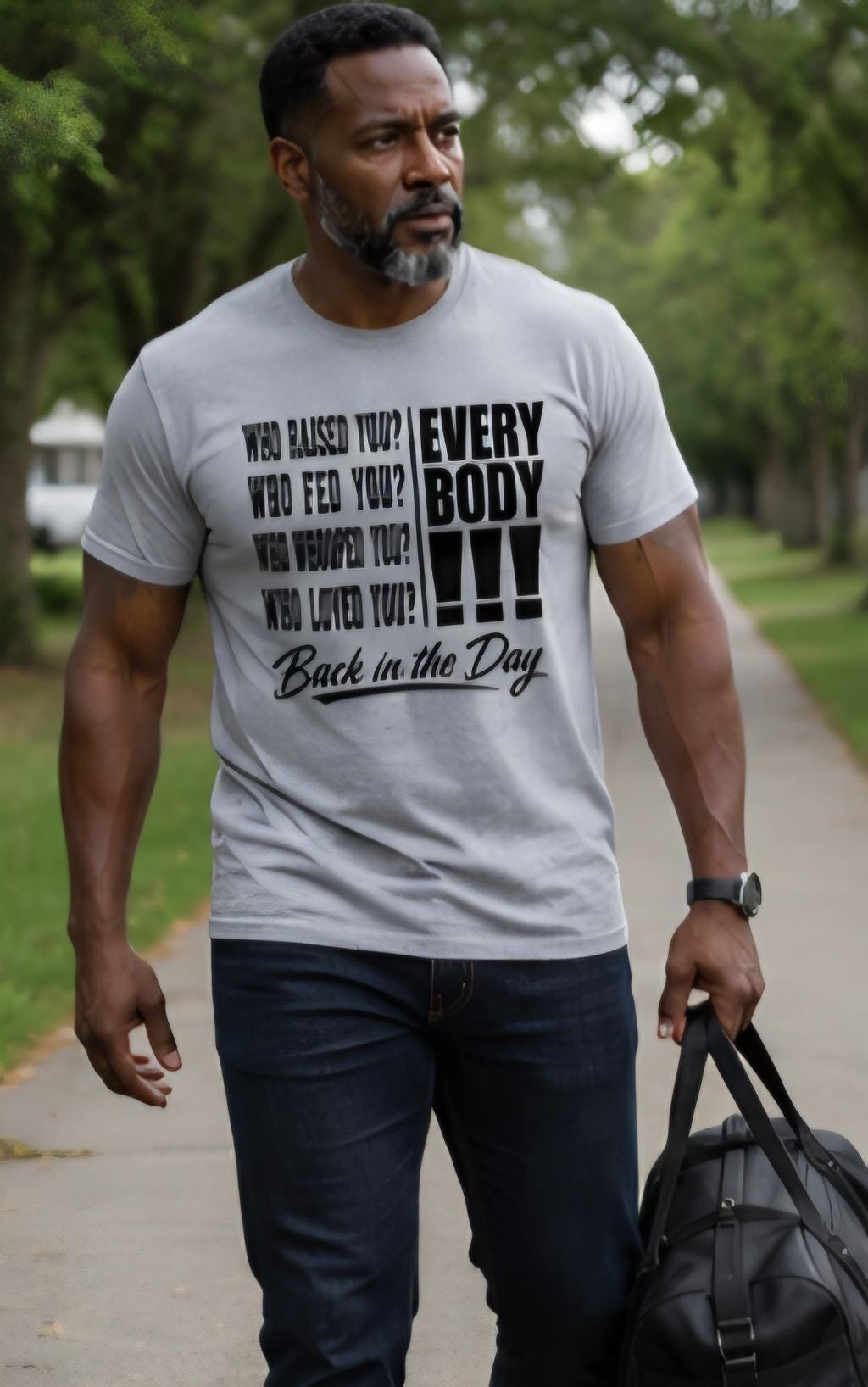 Back In The Day Everybody Raised You Shirt, Old School Parenting Tee, Gen X Shirt, Retro Family Values Shirt, Funny Nostalgia T-Shirt