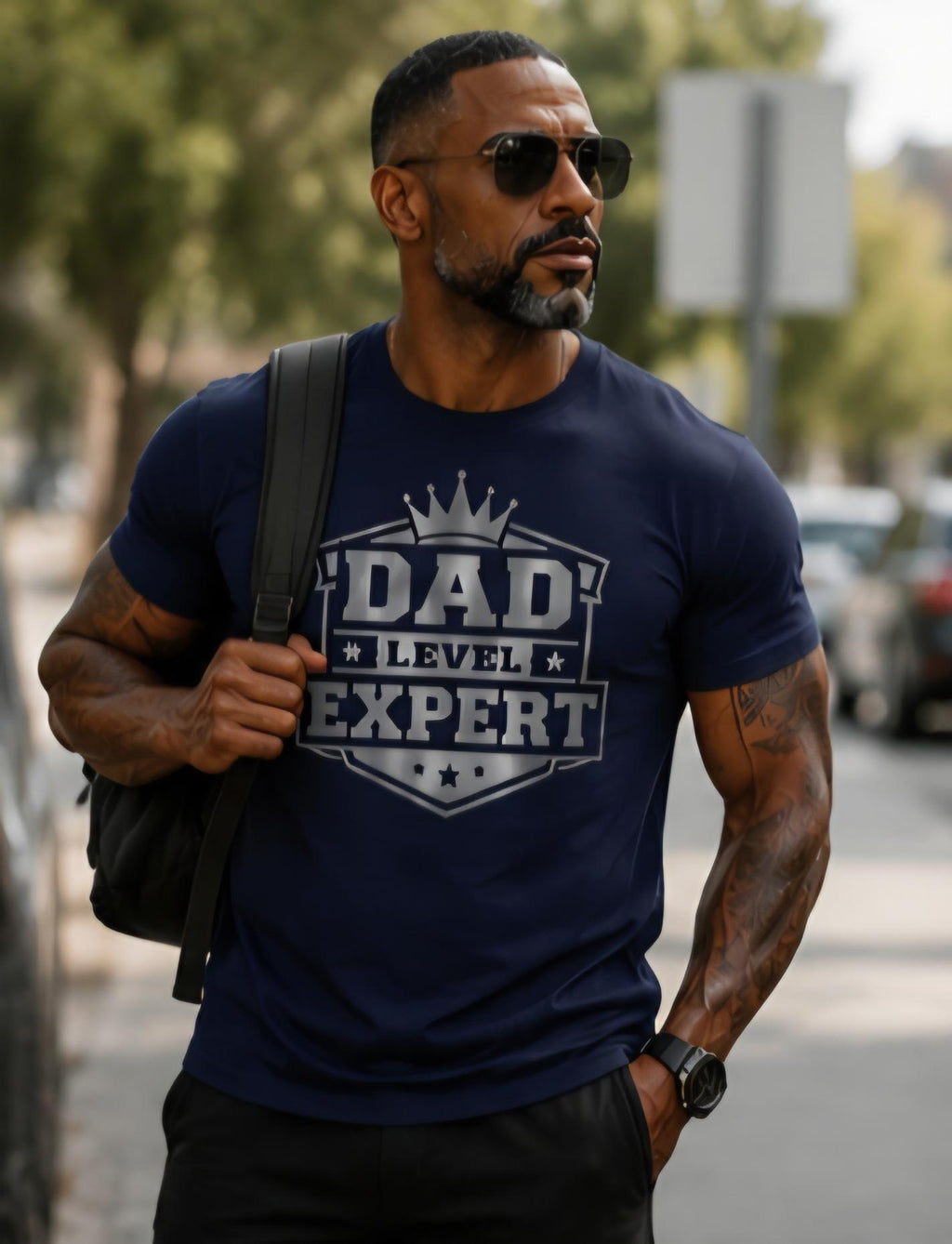 Dad Level Expert Shirt, Father's Day Gift for Dad, Dad Graphic Tee, Funny Dad Shirt, Proud Father T-Shirt, Gift for Husband, Dad Life Shirt