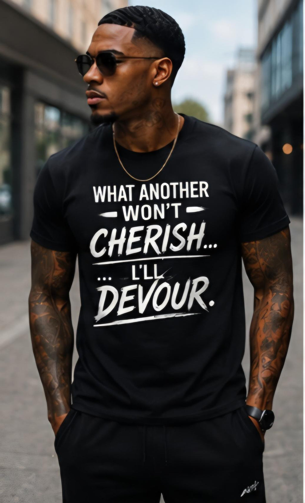 What Another Won't Cherish I'll Devour – Graphic Tee – Bold Statement Shirt