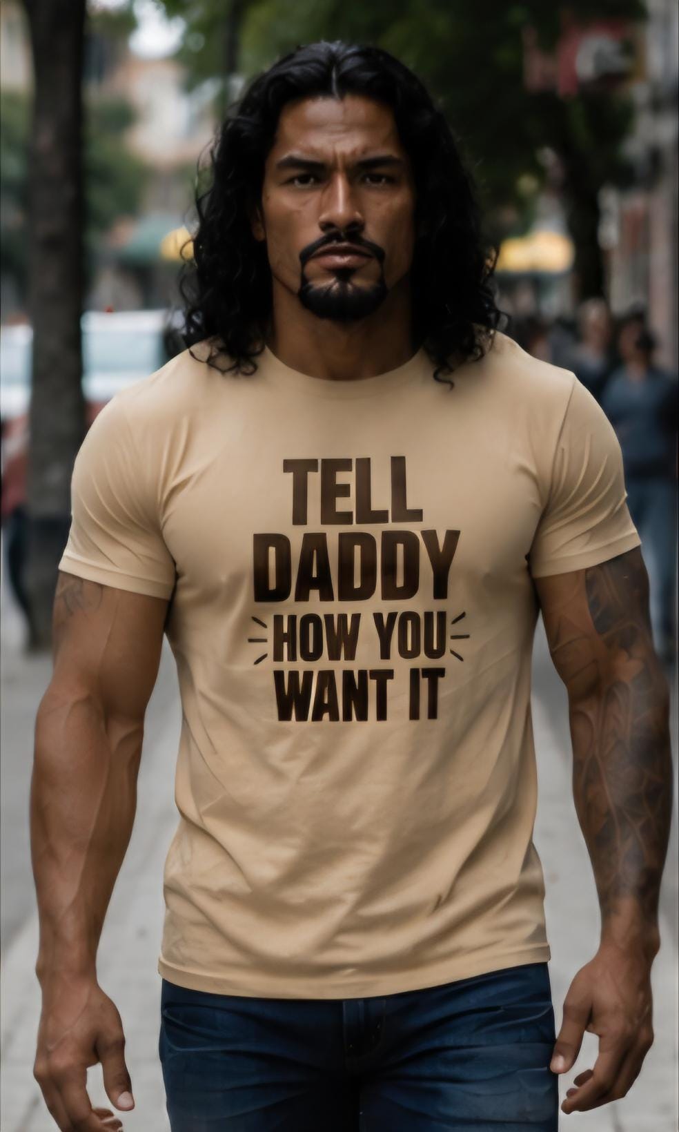 Tell Daddy How You Want It Graphic Tee – Adult Humor Shirt