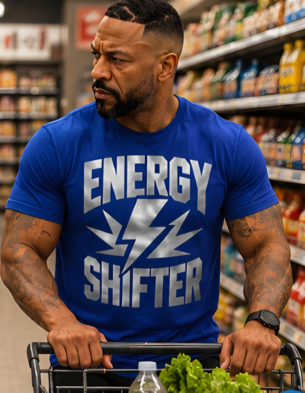 Energy Shifter Shirt, Motivational Graphic Tee, Positive Mindset Apparel