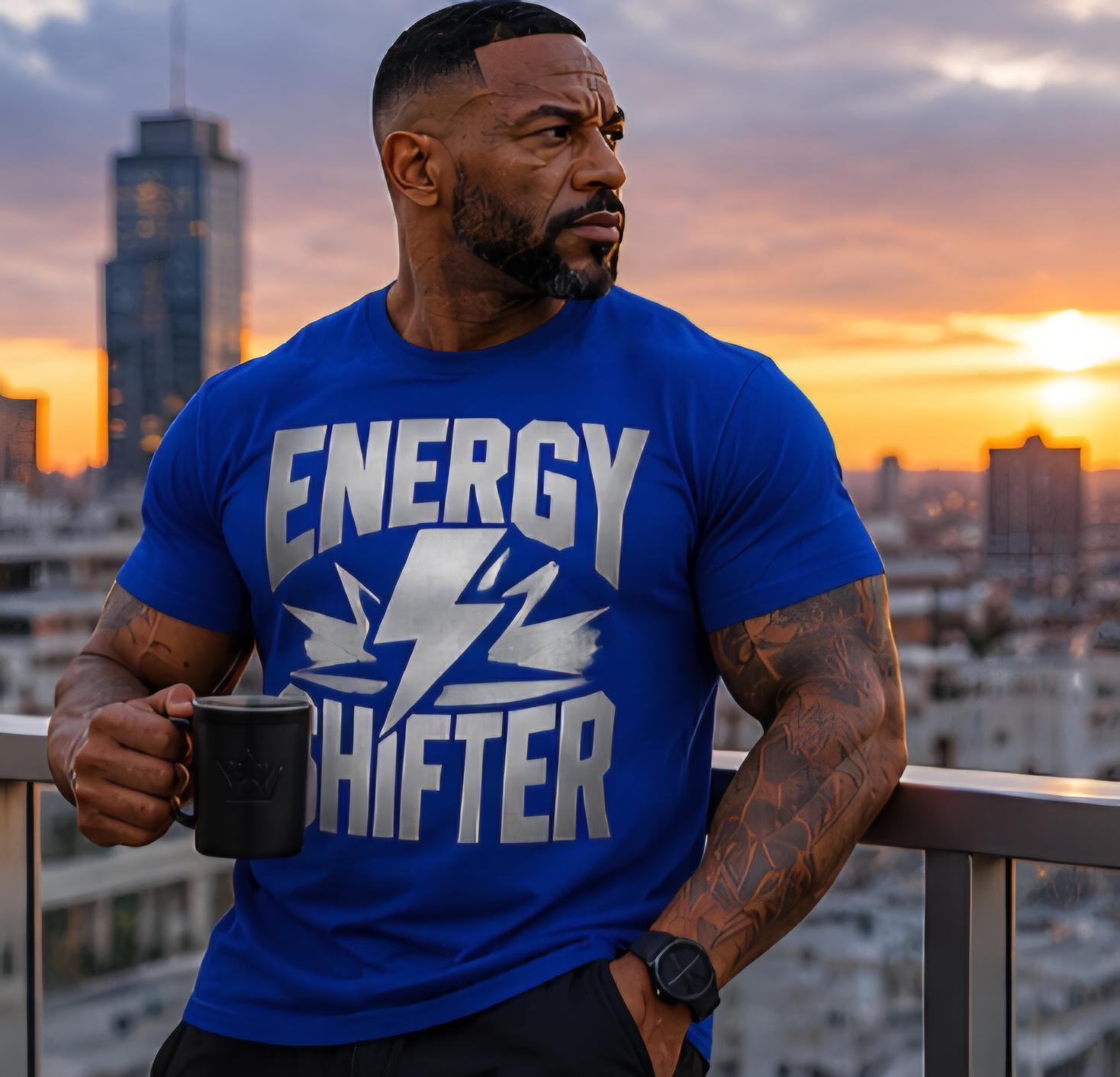Energy Shifter Shirt, Motivational Graphic Tee, Positive Mindset Apparel