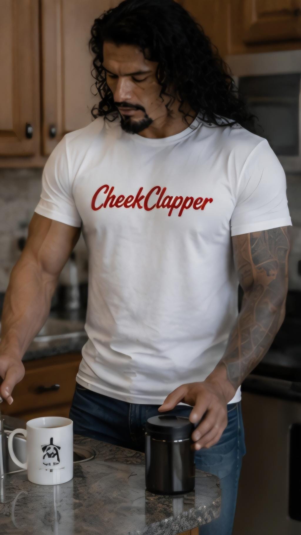 CheekClapper Funny Graphic T Shirt Bold Statement Tee Unisex Graphic Shirt Gift for Him Gift for Her Casual Streetwear Humor Tee