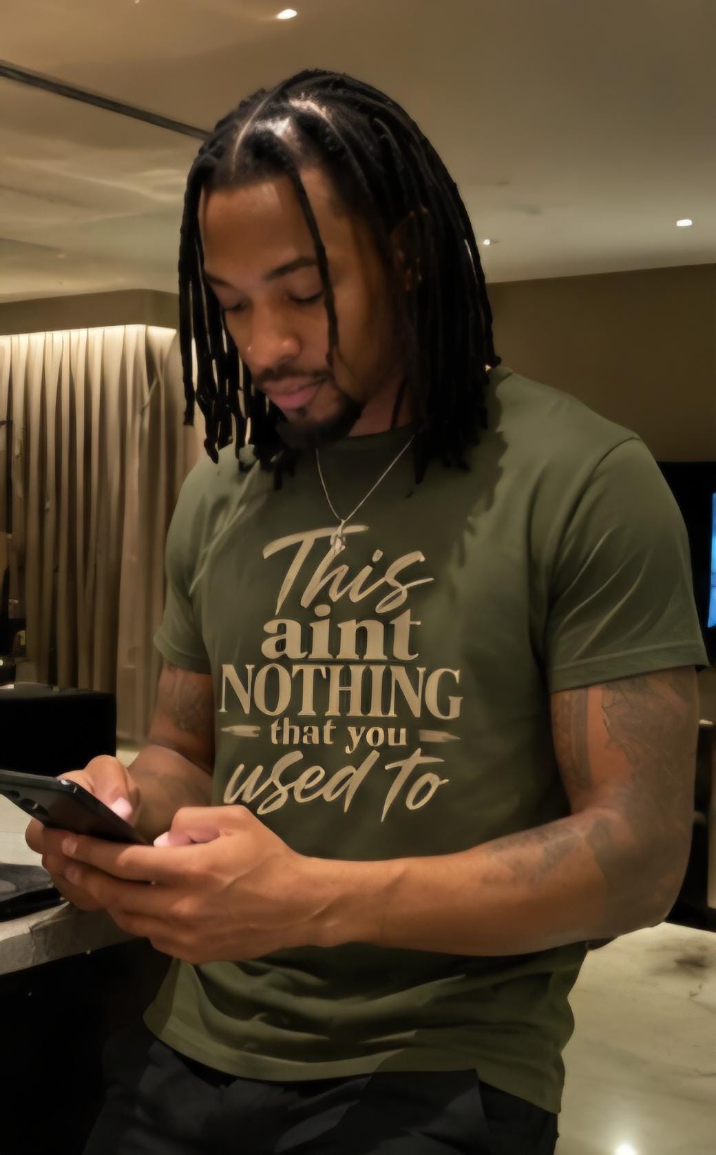 Motivational Graphic T-Shirt: "This Ain't Nothing That You Used To" Streetwear Tee