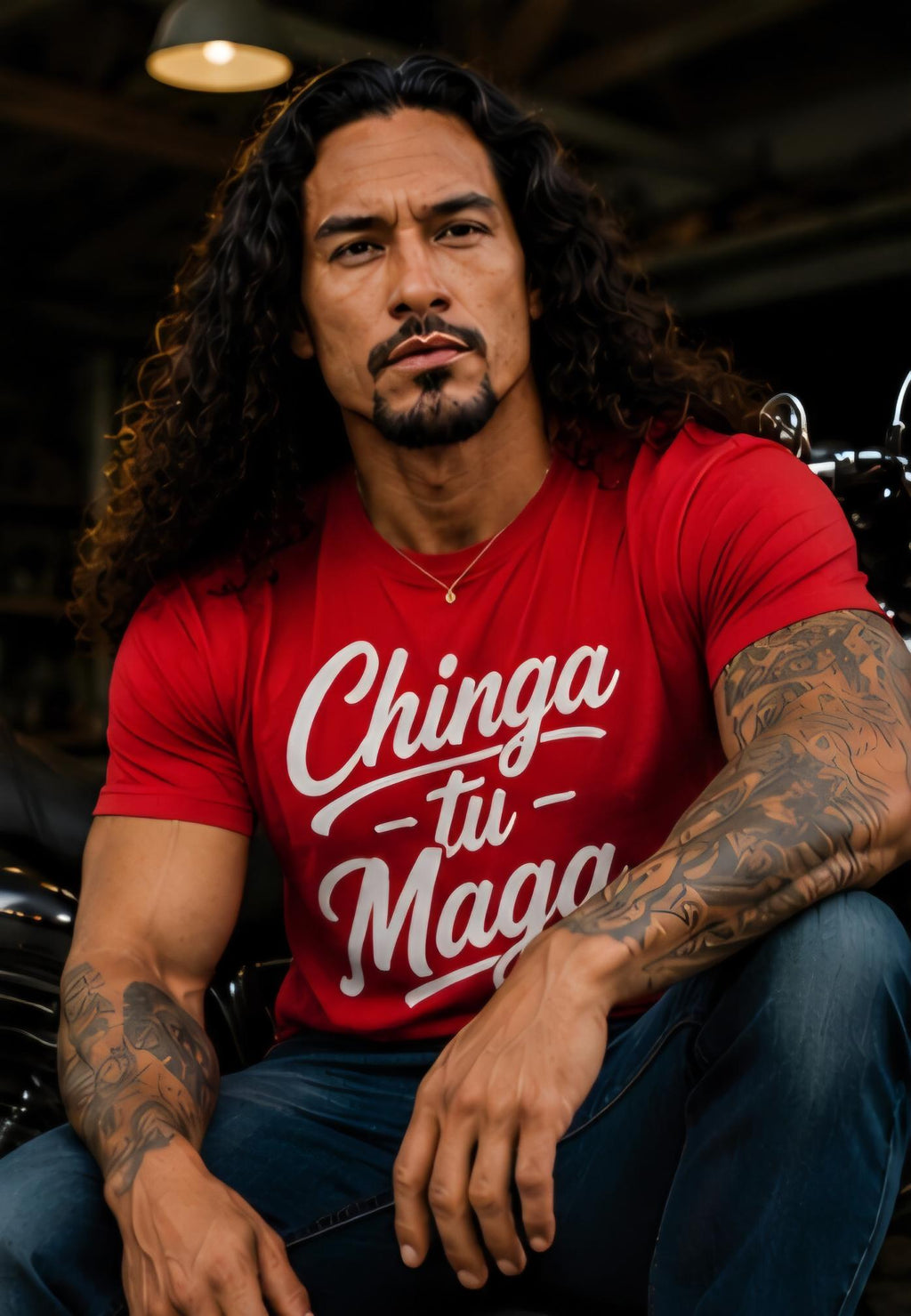 Chinga Tu Maga Graphic Tee, Bold Political Statement Shirt, Unisex Cotton Blend Apparel
