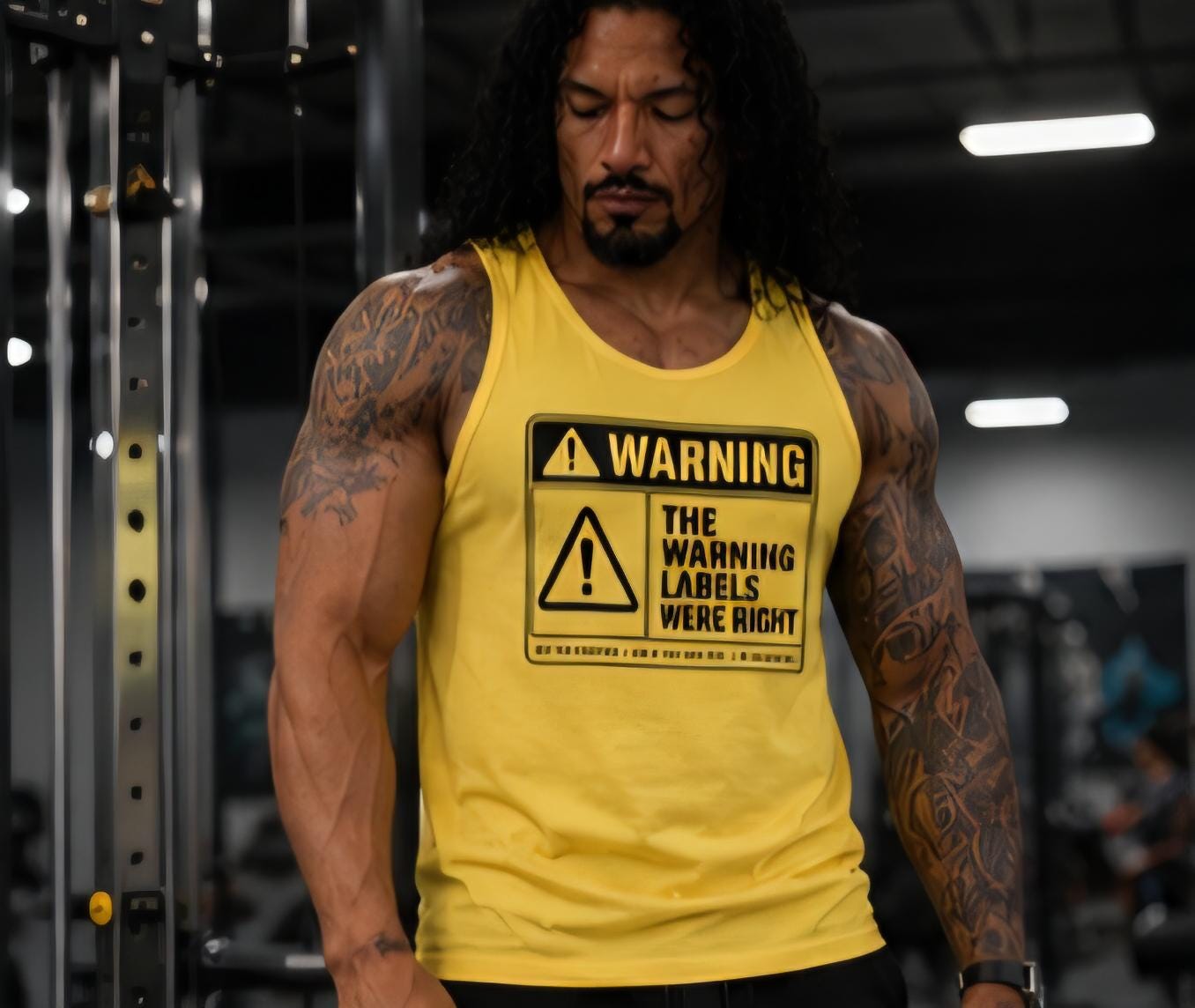 The Warning Labels Were Right Funny Warning Label Graphic Tank Top