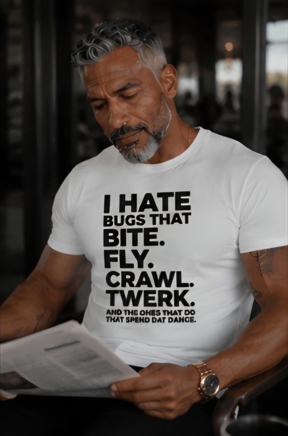 Funny Bug Twerk Dance Meme Shirt, Viral Humor Graphic Tee