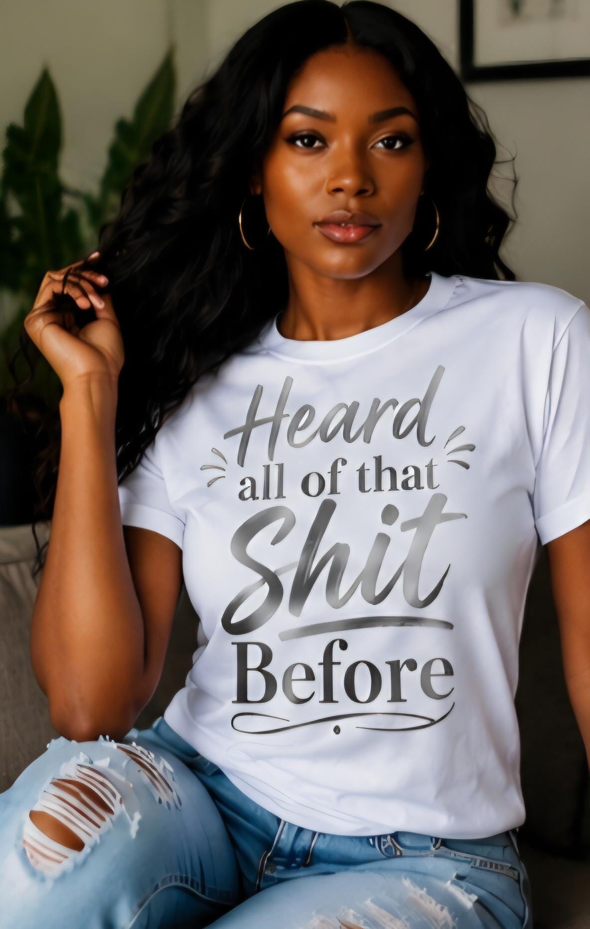 Heard All Of That Shit Before Shirt, Sarcastic Graphic Tee, Funny Attitude Shirt, Unbothered Shirt, Sassy Statement Tee, Funny Adult Humor S