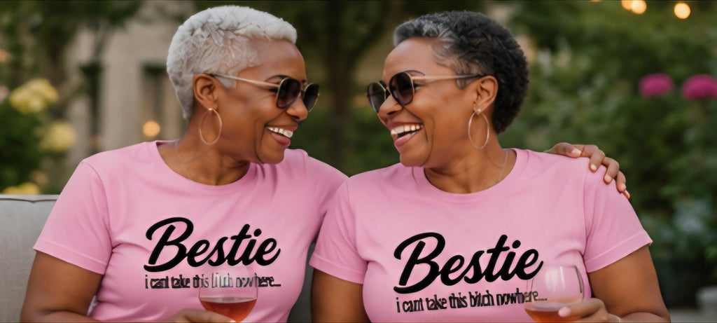 Bestie Shirt, I Can't Take This Bitch Nowhere Shirt, Matching Best Friend Shirts, Funny Friendship Tee, Best Friend Gift, Girls Trip Shirt,