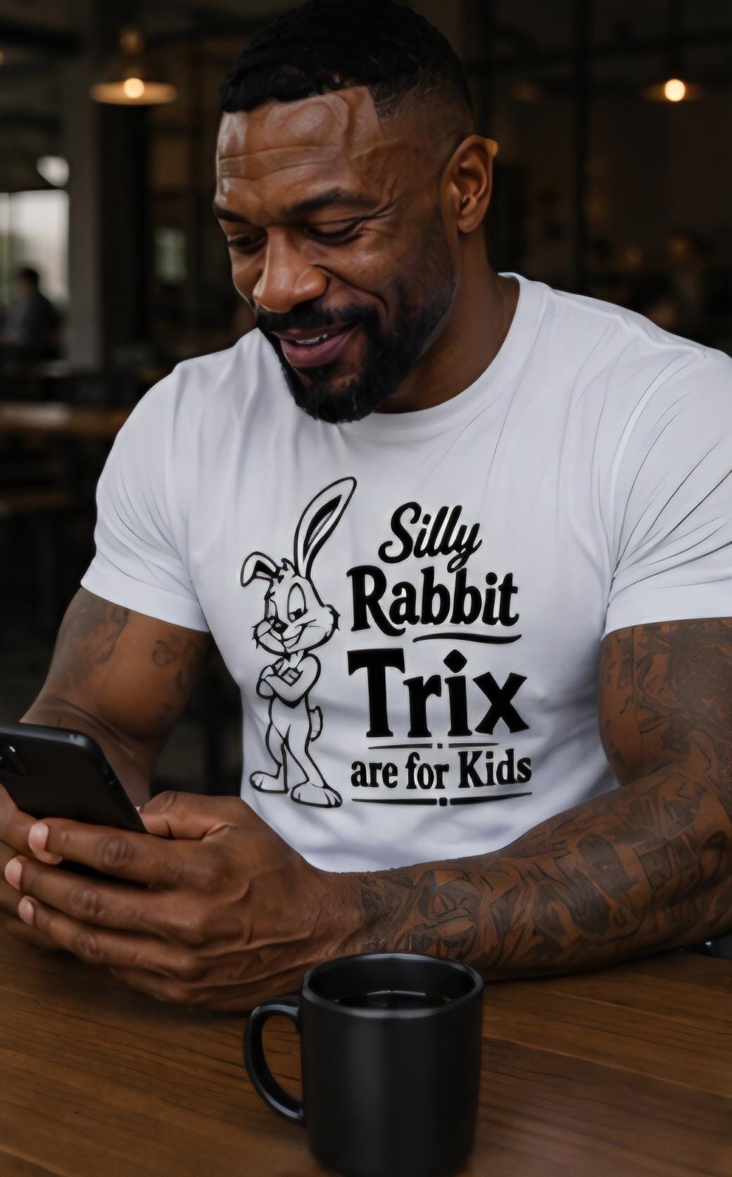 Silly Rabbit Trix Graphic Tee – Funny Statement Humor Shirt