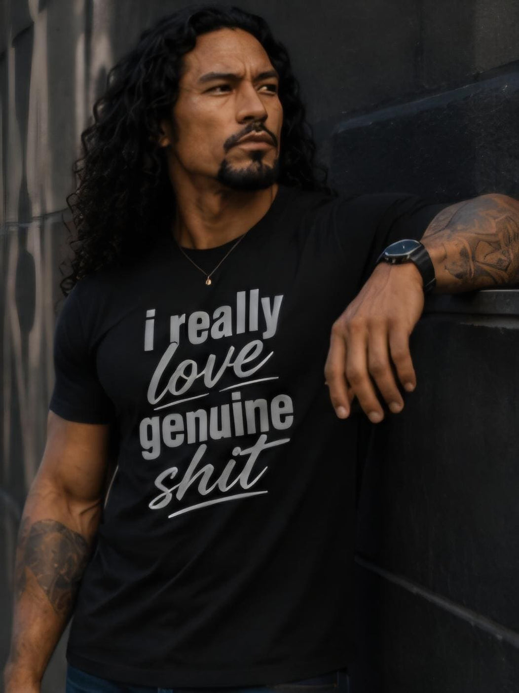 I Really Love Genuine Shit Shirt, Authenticity Graphic Tee, Real Recognize Real T Shirt, Funny Adult Shirt, Unisex Statement Tee, Gift for H