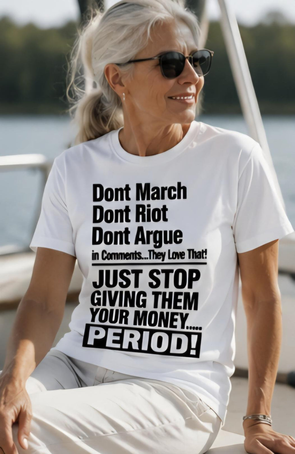 Statement T-Shirt, Economic Power Graphic Tee, Social Commentary Activism Shirt