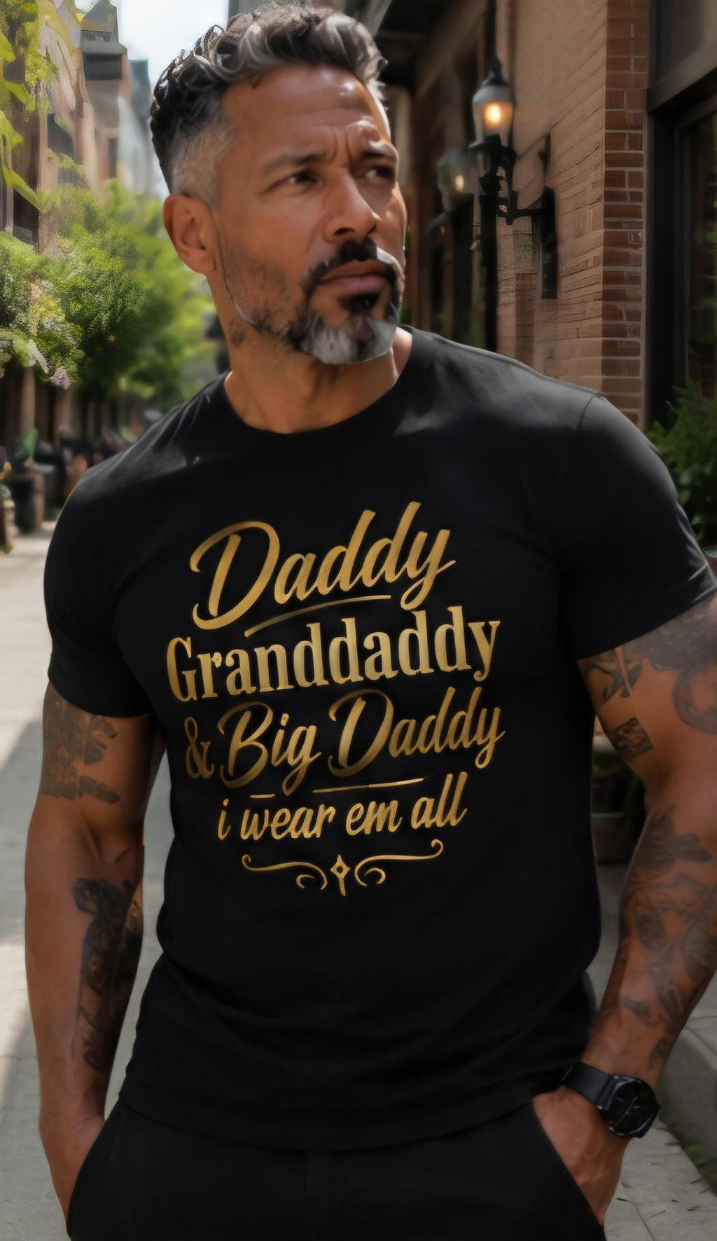 Daddy Granddaddy Big Daddy T-Shirt – Grandpa Father's Day Gift