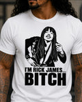 I'm Rick James Bitch Shirt, Funny Rick James Tee, Comedy Quote T Shirt, Retro Humor Graphic Tee, Adult Humor Shirt, Funny Gift for Him