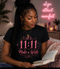 11:11 Make a Wish Shirt, Manifestation Tee, Numerology Spiritual Astrology Lover