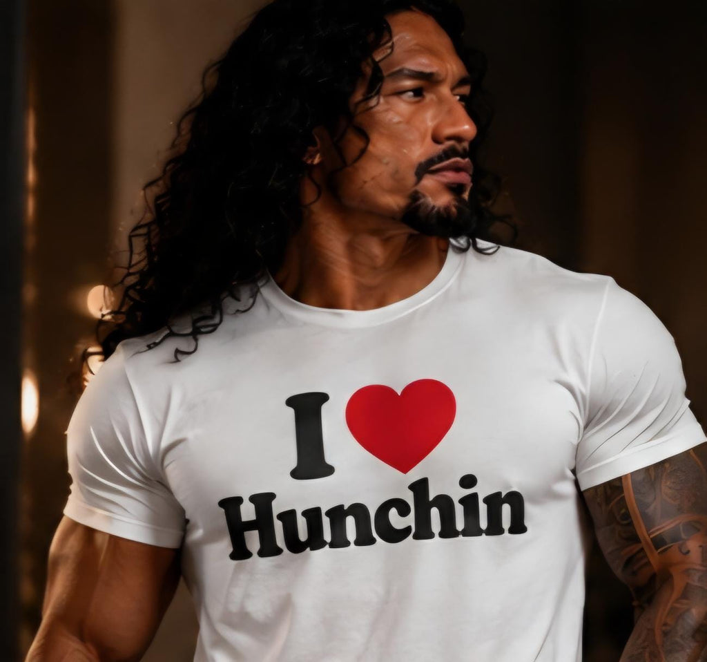 I Love Hunchin Funny Adult Humor T-Shirt, Relationship Comedy Tee
