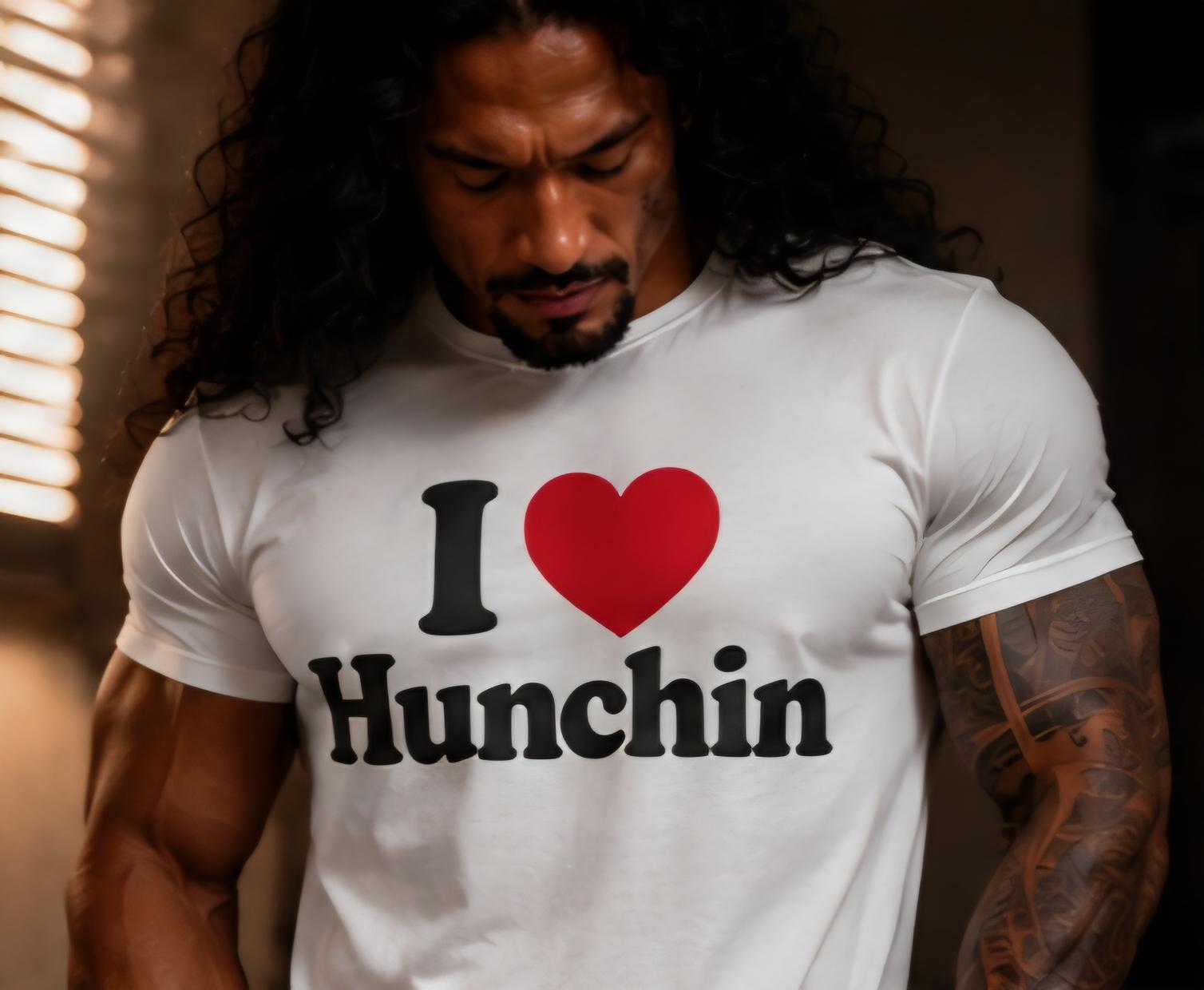 I Love Hunchin Funny Adult Humor T-Shirt, Relationship Comedy Tee