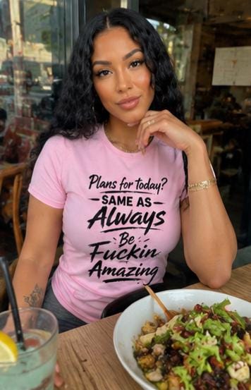 Graphic Tee: Plans for Today Same as Always Be Fuckin Shirt