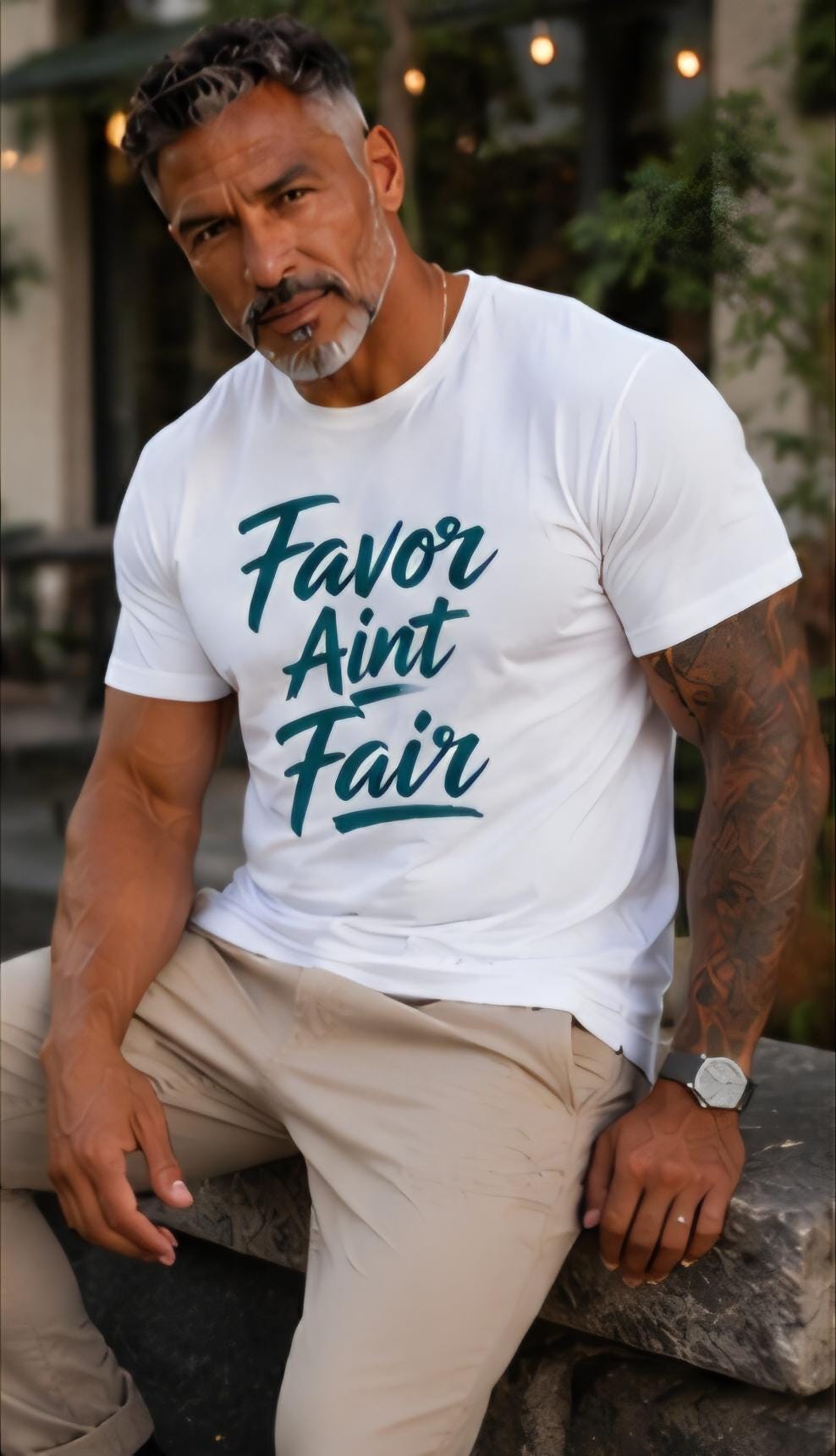 Favor Ain't Fair T-Shirt – Motivational Faith Graphic Tee – Unisex Streetwear Apparel
