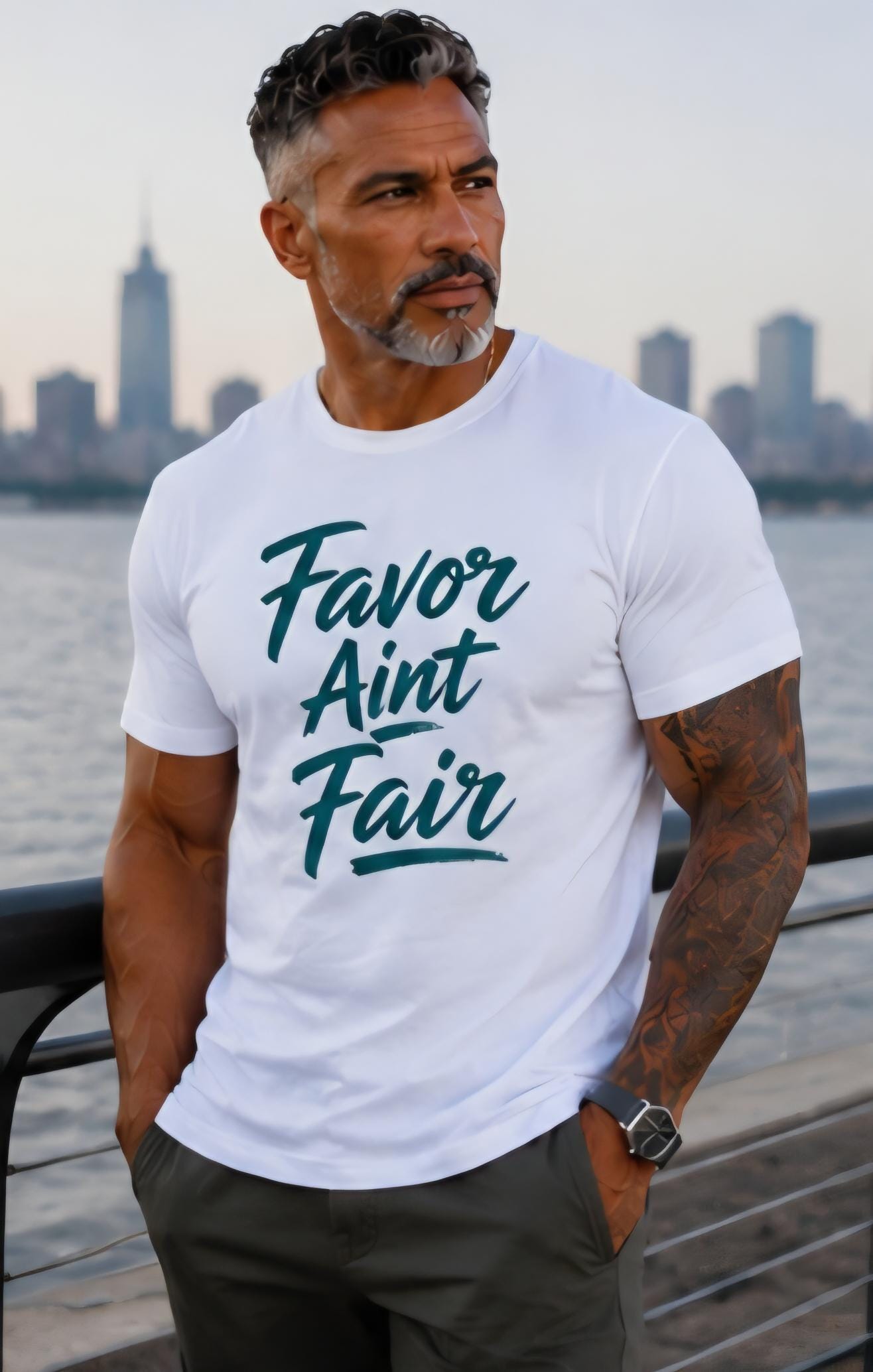 Favor Ain't Fair T-Shirt – Motivational Faith Graphic Tee – Unisex Streetwear Apparel