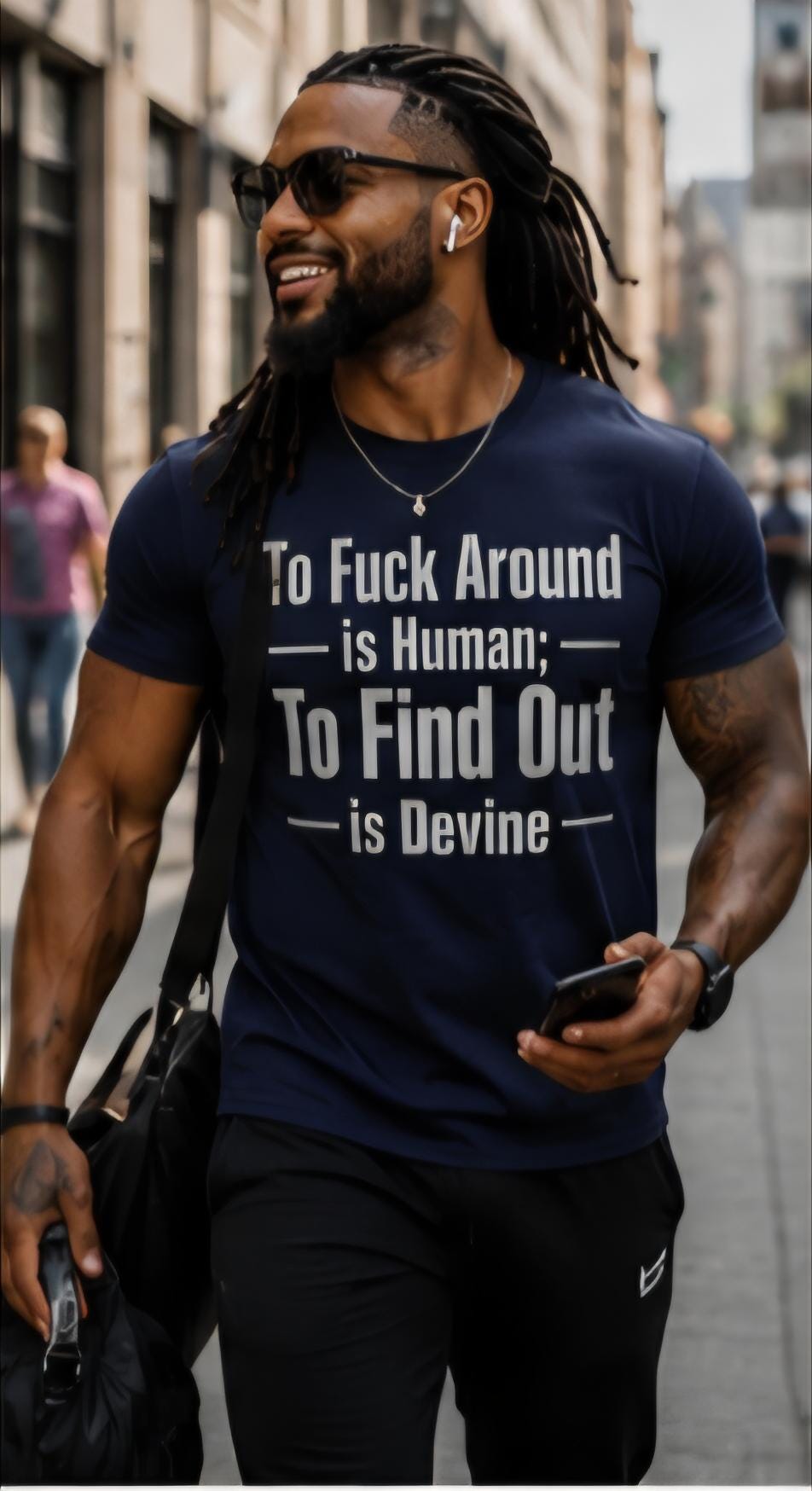 To Fuck Around Is Human To Find Out Is Devine Shirt | Funny Adult Humor Tee | Sarcastic Graphic T-Shirt | Unisex Statement Shirt
