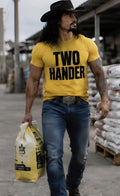 Two Hander Cowboy Shirt: Funny Western Graphic Tee for Rodeo Fans