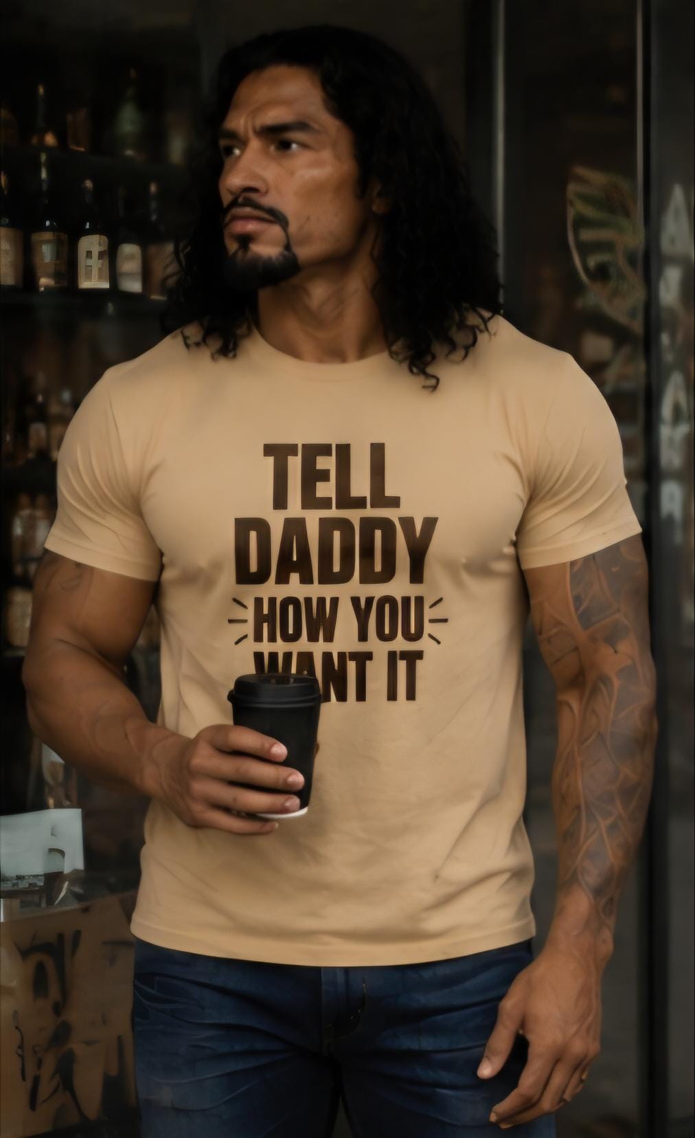 Tell Daddy How You Want It Graphic Tee – Adult Humor Shirt