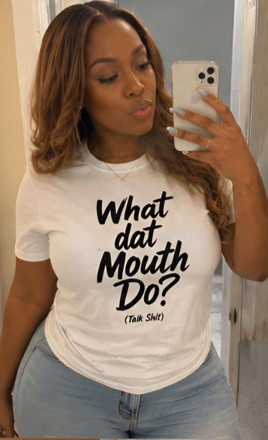 What Dat Mouth Do Graphic T-Shirt, Sarcastic Humor Tee, Petty Gift, Adult Humor Shirt
