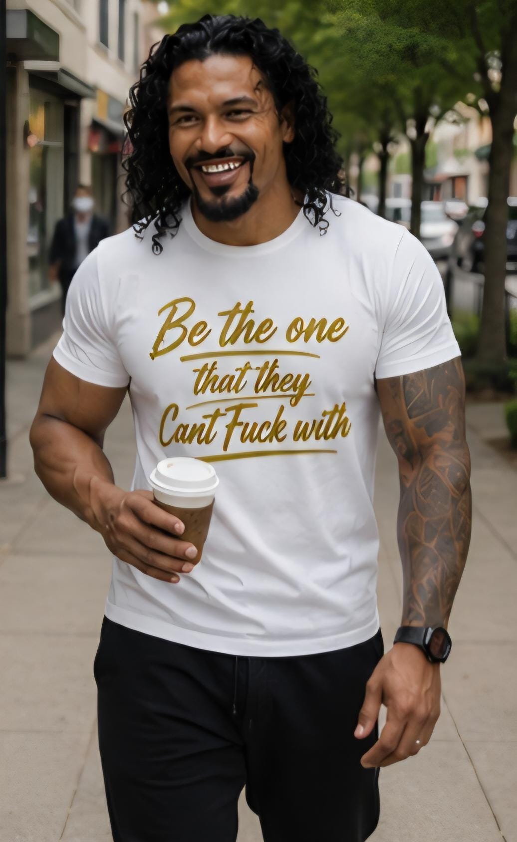 Be the One They Cant Fuck With Motivational Graphic T Shirt Bold Statement Tee Confidence Shirt Unisex Gift for Him